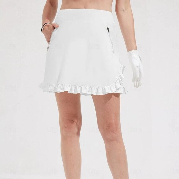 NEW CEGOLFS More Than Basic 17" High Waist Ruffle Skort UPF50+ Size X-Small - Picture 6 of 16